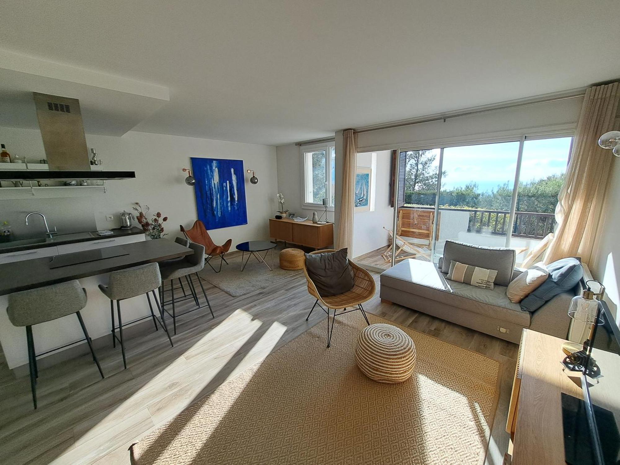 Superbe Appartement Piscine, Tennis, Vue Mer Et Decore Avec Gout Cassis Exterior foto